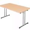 Lullmann Klapptisch Besprechungstisch Kantinentisch Verkaufstisch Schreibtisch 140 X 80 Cm Gestell Chrom / Platte Buche-Dekor 350611 -Vidaxl Verkäufe 46e34d74 b243 41c6 9e76 048812710c00 7