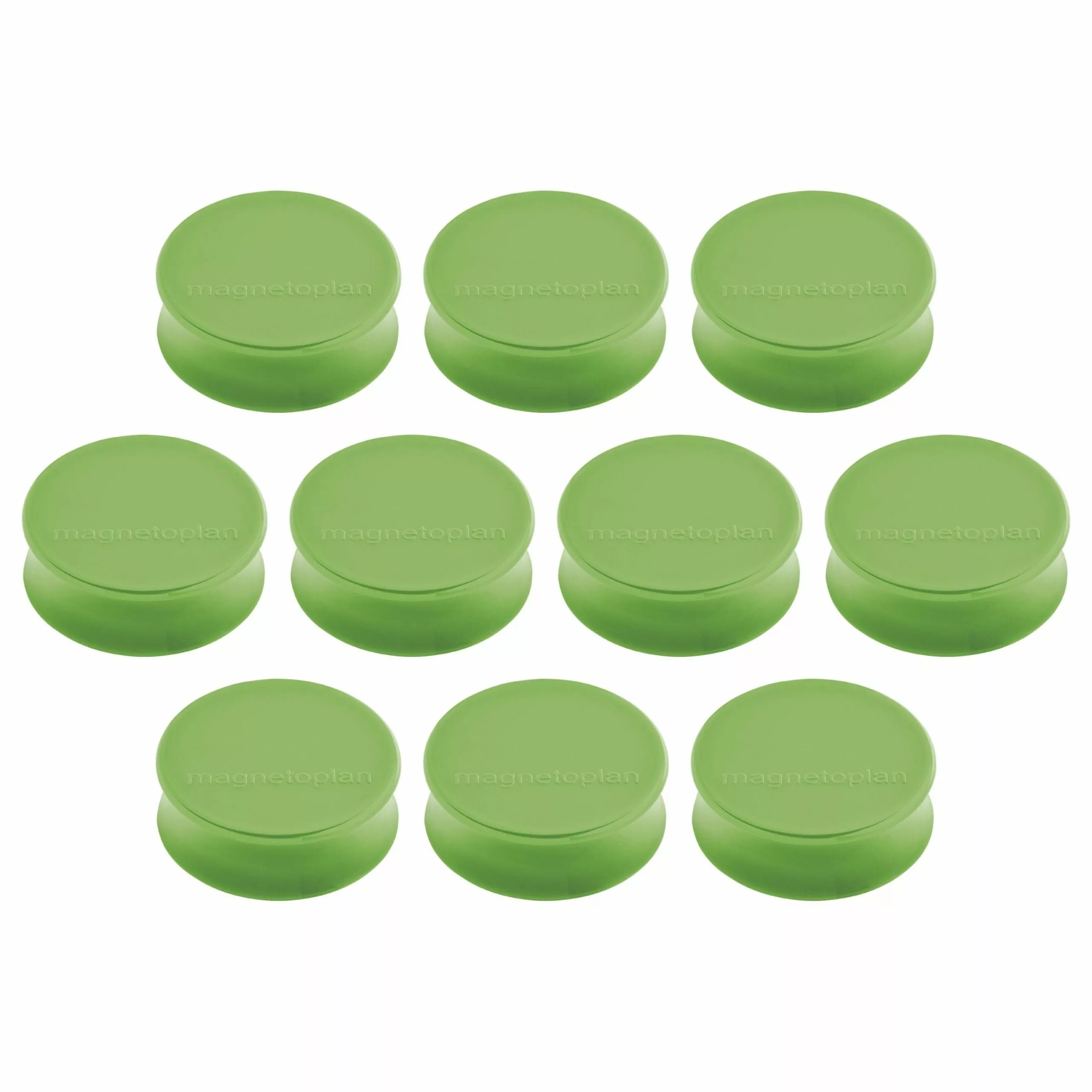 Null Ergo-Magnete, Medium Maigrün 4 Null Ergo-Magnete, Medium Maigrün – Bild 2