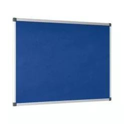 Bi-Office Beliebte Filztafel Mit Aluminiumrahmen Blau 180x120cm