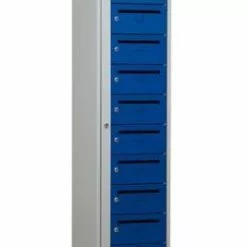 PROREGAL Postverteilerschrank Crane | HxBxT 180x40x50 Cm | Grau-Blau -Vidaxl Verkäufe 4b936b90 0a6a 4365 9311 587db3adc8b3