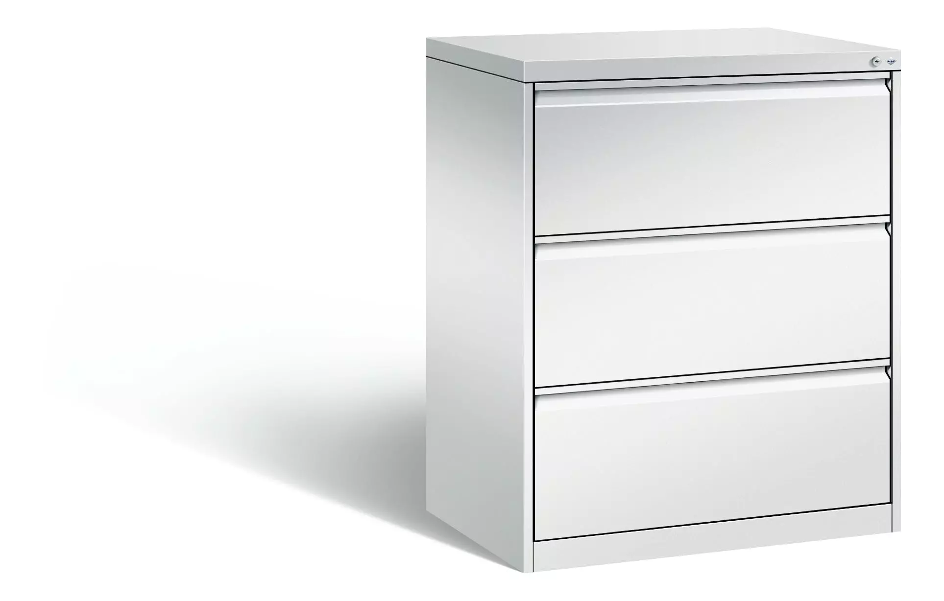 PROREGAL Hängeregistraturschrank Mare| HxBxT 101x76x62 Cm | Weiß 9 PROREGAL Hängeregistraturschrank Mare| HxBxT 101x76x62 Cm | Weiß – Bild 7