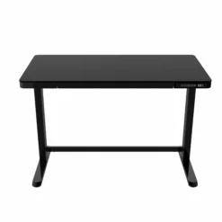 SIGMA Schreibtisch ET118, 120 X 60 X 71.5 Cm, Elektrisch Höhenverstellbar, Mit Schubladen Und Integrierten Ausgangsanschlüsse, Schwarz