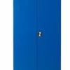 PROREGAL Stahlschrank Bee | HxBxT 195x92x50 Cm | Weiß-Blau