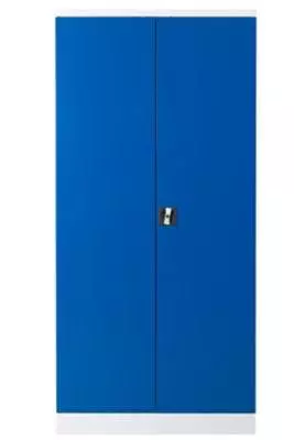 PROREGAL Stahlschrank Bee | HxBxT 195x92x50 Cm | Weiß-Blau 3 PROREGAL Stahlschrank Bee | HxBxT 195x92x50 Cm | Weiß-Blau