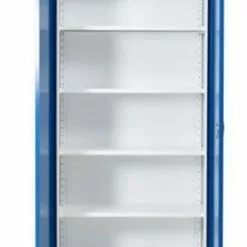 PROREGAL Stahlschrank Bee | HxBxT 195x92x42 Cm | Weiß-Blau -Vidaxl Verkäufe 50561f61 88ec 4c04 ac29 a5c367ae374e