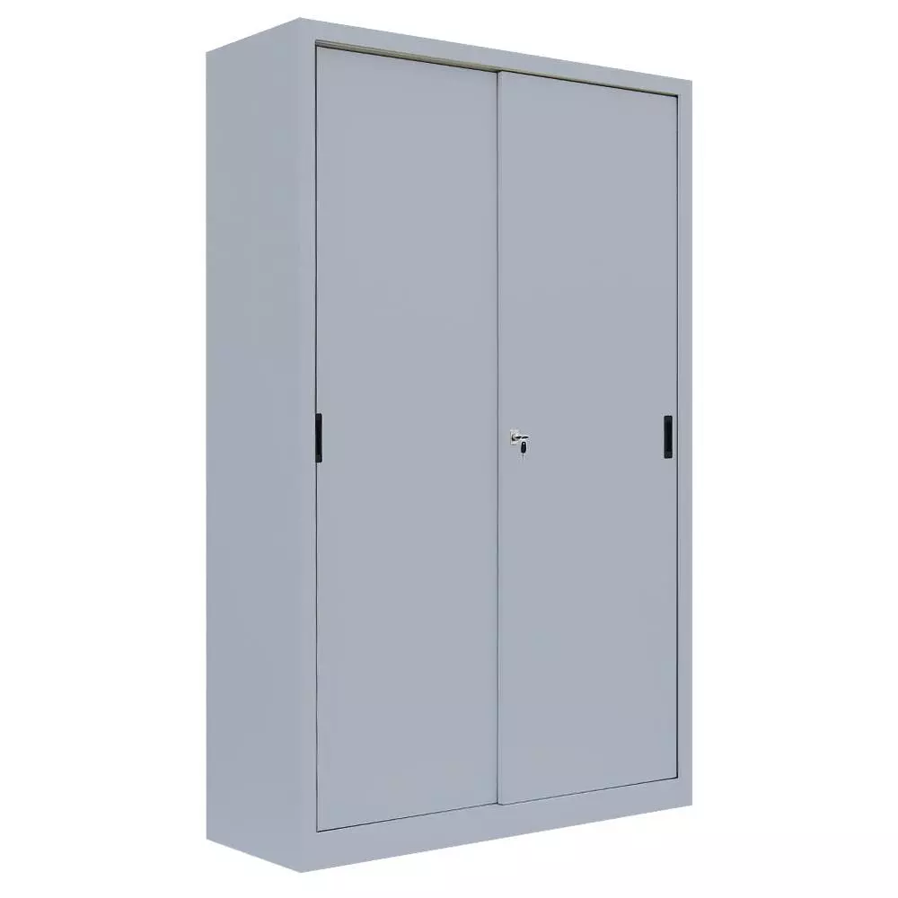 Lullmann XXL Schiebetürenschrank Büro Aktenschrank Sideboard Aus Stahl Grau 1950 X 1200 X 450 Mm (H XB XT) 550160 3 Lullmann XXL Schiebetürenschrank Büro Aktenschrank Sideboard Aus Stahl Grau 1950 X 1200 X 450 Mm (H XB XT) 550160