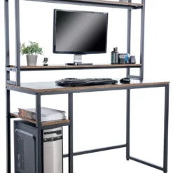 CLP Schreibtisch Billings Schwarz/braun