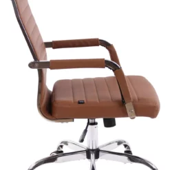 CLP Bürostuhl Amadora Kunstleder Hellbraun -Vidaxl Verkäufe 52bc4294 3646 4896 8a29 b8270b5f117f