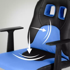 CLP Kinder Bürostuhl Fun Schwarz/blau -Vidaxl Verkäufe 54112005 c04e 4854 b2ca df1769b6fa06