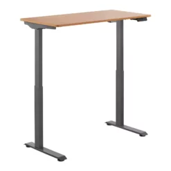 Null Schreibtisch Höhenverstellbar - 90 W - 730 - 1.233 Mm - Braun/grau -Vidaxl Verkäufe 547e6f15 93d4 4e99 96c6 e49282165ba5