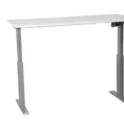 PROREGAL Elektrisch Höhenverstellbarer Schreibtisch Zebra | HxBxT 70-116x160x80 Cm | Silber-Weiß -Vidaxl Verkäufe 5749274b 97ea 4499 bf4d 0af1d48ff96f