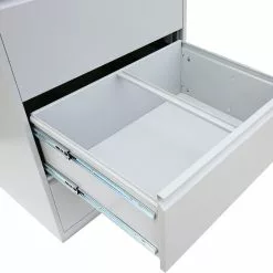 Lullmann Hängeregistratur-Schrank Aus Stahl 101x76x62cm (HxBxT) Mit 3 Schüben Lichtgrau -Vidaxl Verkäufe 58eaf4b2 6689 417e ab74 c7d773940aed