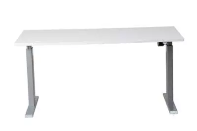 PROREGAL Elektrisch Höhenverstellbarer Schreibtisch Zebra | HxBxT 70-116x160x80 Cm | Silber-Grau 4 PROREGAL Elektrisch Höhenverstellbarer Schreibtisch Zebra | HxBxT 70-116x160x80 Cm | Silber-Grau – Bild 2