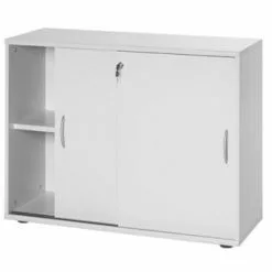 Null Möbelpartner Schiebetürenschrank Lion | Small | HxBxT 76x100x40 Cm |Lichtgrau Von PROREGAL -Vidaxl Verkäufe 5e61c22a a954 4622 9b84 2b51221e3f30