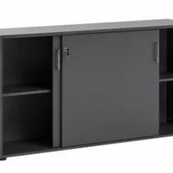 Null Möbelpartner Schiebetürenschrank Hippo | Small | HxBxT 84x160x40 Cm |Anthrazit Von PROREGAL -Vidaxl Verkäufe 5f599b08 5780 4504 a051 0578dc946981