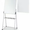 Maul Flipchart, H 1250-2000mm, Tafel HxB 960x690mm, Magnethaftend, Papierhalter, Ablagefläche, Gestell Alu, 4 Füße