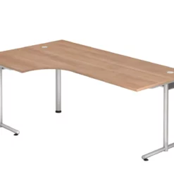 Lullmann Freiformtisch New York - 720 X 2000 X 1200/800 Mm - C-Fuß Design - Weißaluminium/ahorn 110563 -Vidaxl Verkäufe 634812d7 a7d1 483c 8092 49b8b7aa2b97 5