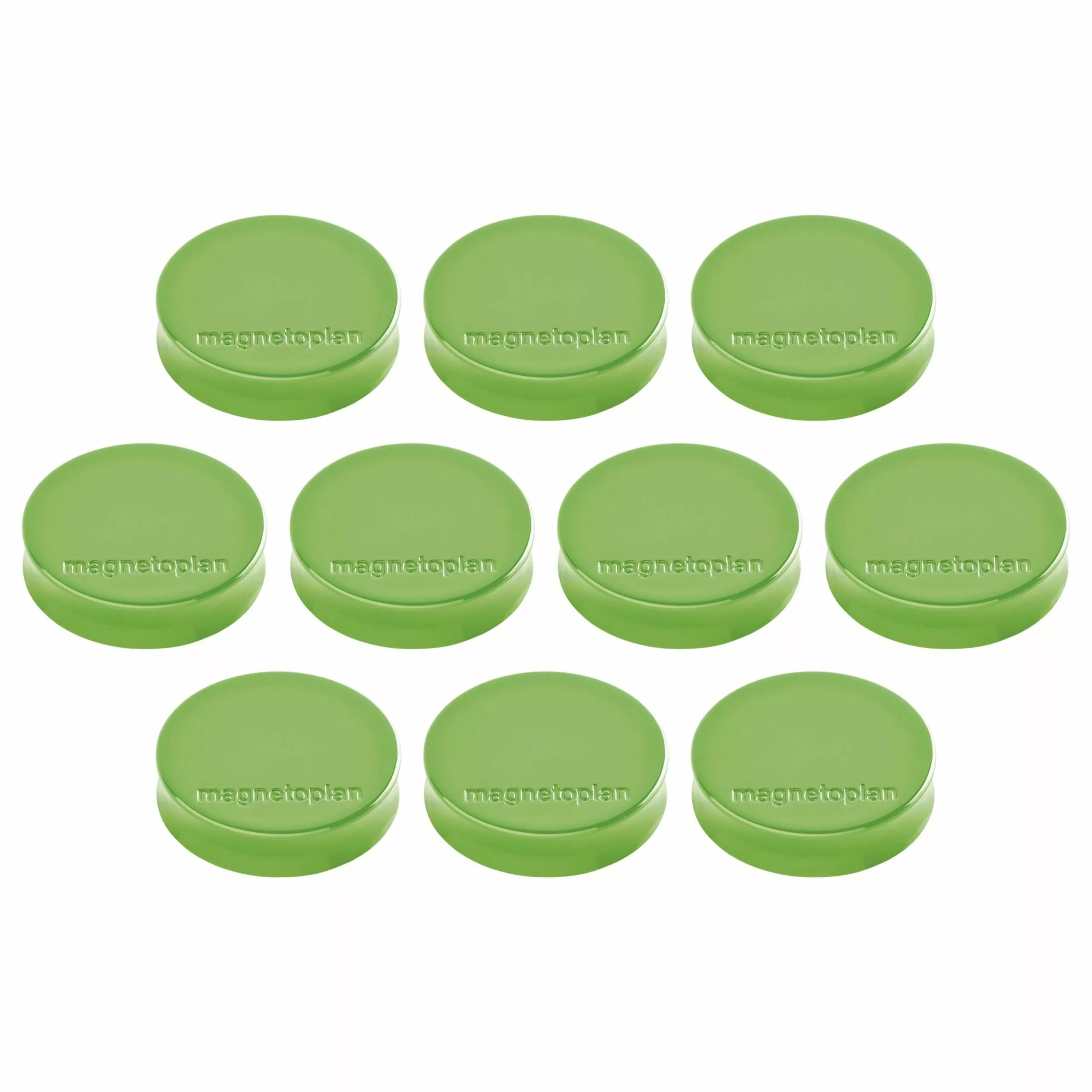Null Ergo-Magnete, Medium Maigrün 3 Null Ergo-Magnete, Medium Maigrün