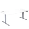 Null Schreibtisch HWC-D40, Computertisch, Elektrisch Höhenverstellbar 160x80cm 53kg ~ Weiß, Grau -Vidaxl Verkäufe 64679bb0 7a46 4148 9fbc 1c979f78c94b 2