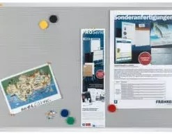 Franken Pinntafel, HxB 600x900mm, Pinnbar, Tafel Filz, Blau, Rahmen Alu, Silber -Vidaxl Verkäufe 64a8bbe0 4e3e 474d 804c 03fa15915d59