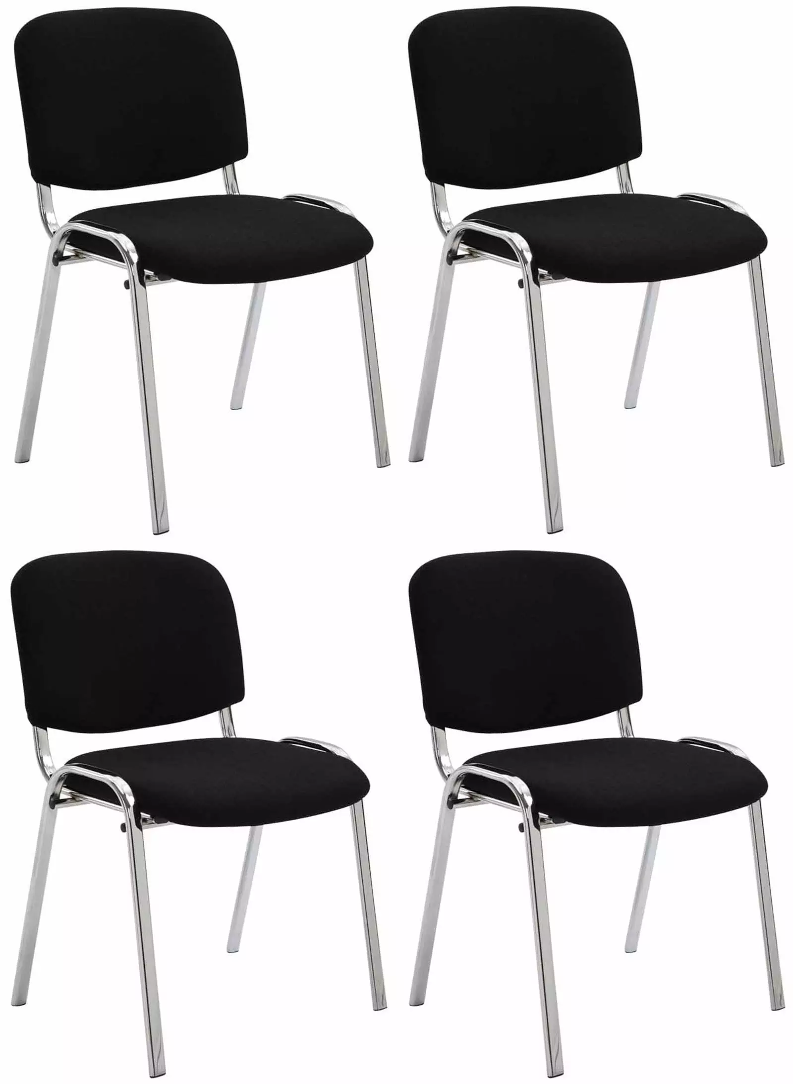 CLP 4er Set Stühle Ken C Stoff Grün 5 CLP 4er Set Stühle Ken C Stoff Grün – Bild 3