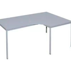 Lullmann Freiformtisch - 750 X 1800 X 800/1200 X 800 Mm - Lichtgrau - Winkel Rechts 332020