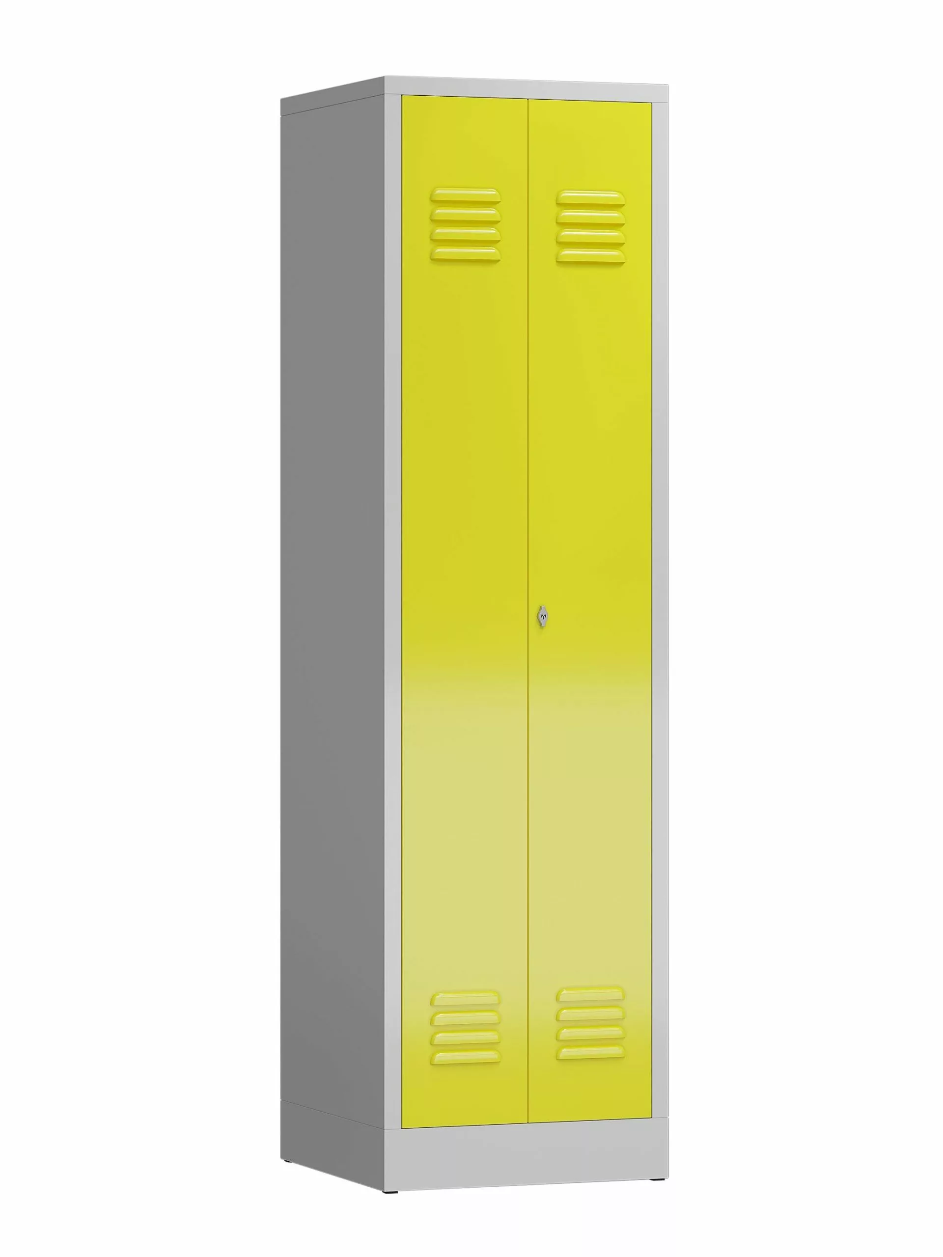 Lullmann Spind Kleiderschrank Stahl Spindschrank PutzSpind 180x60x50cm Lichtgrau/Blau 510721 7 Lullmann Spind Kleiderschrank Stahl Spindschrank PutzSpind 180x60x50cm Lichtgrau/Blau 510721 – Bild 5