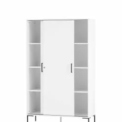 Null Möbelpartner Schiebetürenschrank Panda | HxBxT 165x100x41 Cm |Weiß Von PROREGAL -Vidaxl Verkäufe 66ee2087 4164 41d5 9490 e5436a8491d2 scaled