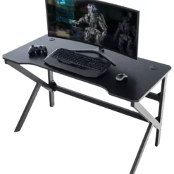 CLP Gaming Tisch Lewiston LED Rot