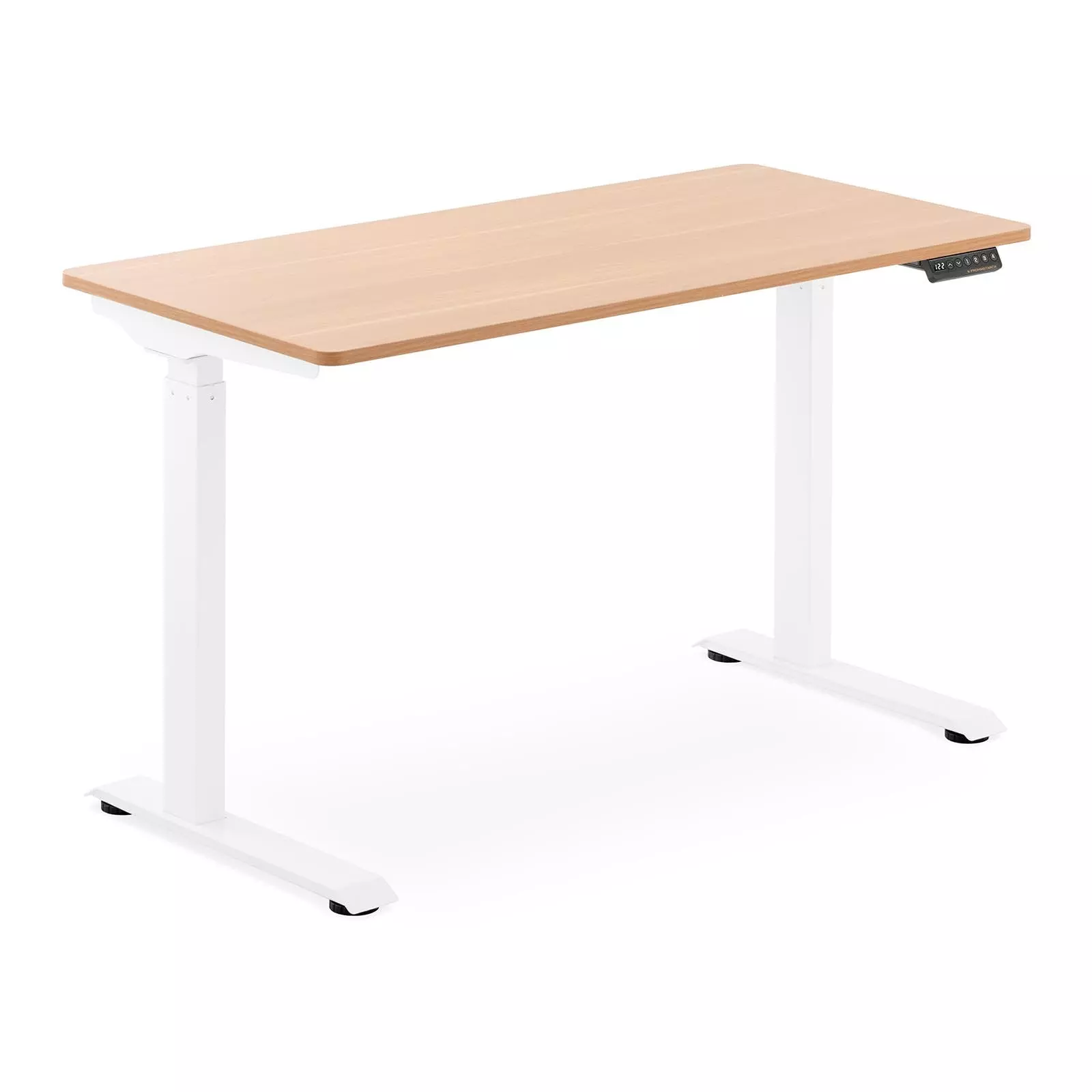 Null Schreibtisch Höhenverstellbar - 90 W - 730 - 1.233 Mm - Braun/weiß 3 Null Schreibtisch Höhenverstellbar - 90 W - 730 - 1.233 Mm - Braun/weiß