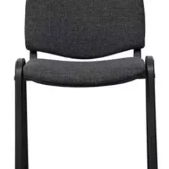 PROREGAL Stapelstuhl Bat| HxBxT 75x47x42 Cm | Schwarz-Anthrazit