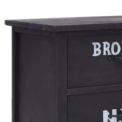 VidaXL Flurbank Schwarz 115x30x40 Cm Holz -Vidaxl Verkäufe 69815736 3f4c 4098 bc20 6185fd94a06e