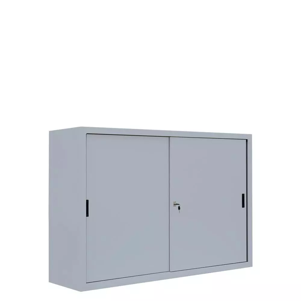 Lullmann Schiebetürenschrank Büro Aktenschrank Sideboard Aus Stahl Schwarz 1090 X 1200 X 450 Mm (HxBxT) 550149 7 Lullmann Schiebetürenschrank Büro Aktenschrank Sideboard Aus Stahl Schwarz 1090 X 1200 X 450 Mm (HxBxT) 550149 – Bild 5