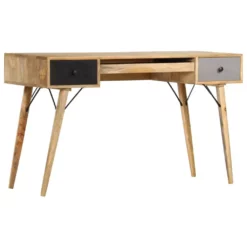 VidaXL Schreibtisch Mit Schubladen 130 X 50 X 80 Cm Massivholz Mango -Vidaxl Verkäufe 69ef013e 2074 48f8 9096 3b81a317beb9