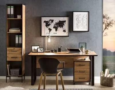 Null Möbelpartner Rollcontainer Panda | HxBxT 57x40x50 Cm (Höhe Mit Rollen) |Eiche Von PROREGAL 8 Null Möbelpartner Rollcontainer Panda | HxBxT 57x40x50 Cm (Höhe Mit Rollen) |Eiche Von PROREGAL – Bild 6