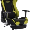 CLP Racing Bürostuhl Turbo Stoff Mit Fußablage Schwarz/grün