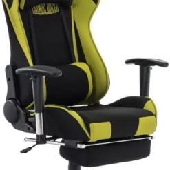 CLP Racing Bürostuhl Turbo Stoff Mit Fußablage Schwarz/grün