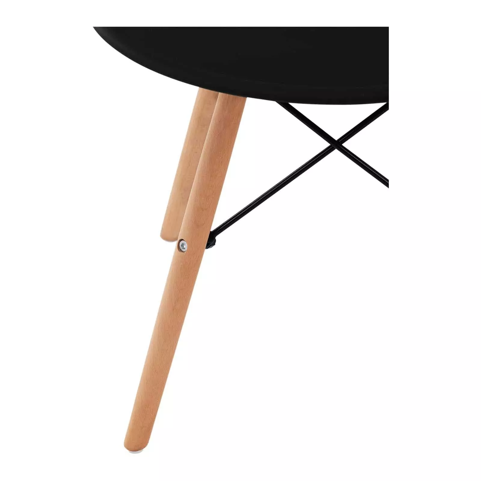 Null Stuhl - 4er Set - Bis 150 Kg - Sitz 430 X 430 X 440 Mm - Schwarz 9 Null Stuhl - 4er Set - Bis 150 Kg - Sitz 430 X 430 X 440 Mm - Schwarz – Bild 7