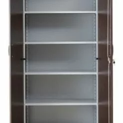 PROREGAL Aktenschrank Beetle | HxBxT 195x92x42 Cm | Silber-Wenge -Vidaxl Verkäufe 7356e4d7 6e18 4f81 bc72 79dd51ea6f00