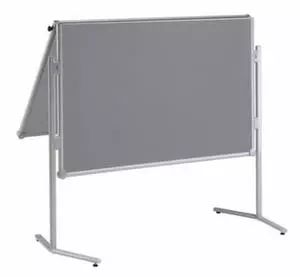 Maul Moderationstafel, HxB 1950x1200mm, Tafel HxB 1500x1200mm, Pinnbar, Magnethaftend, Tafel Textil/Whiteboard, Blau/weiß, Klappbar 6 Maul Moderationstafel, HxB 1950x1200mm, Tafel HxB 1500x1200mm, Pinnbar, Magnethaftend, Tafel Textil/Whiteboard, Blau/weiß, Klappbar – Bild 4