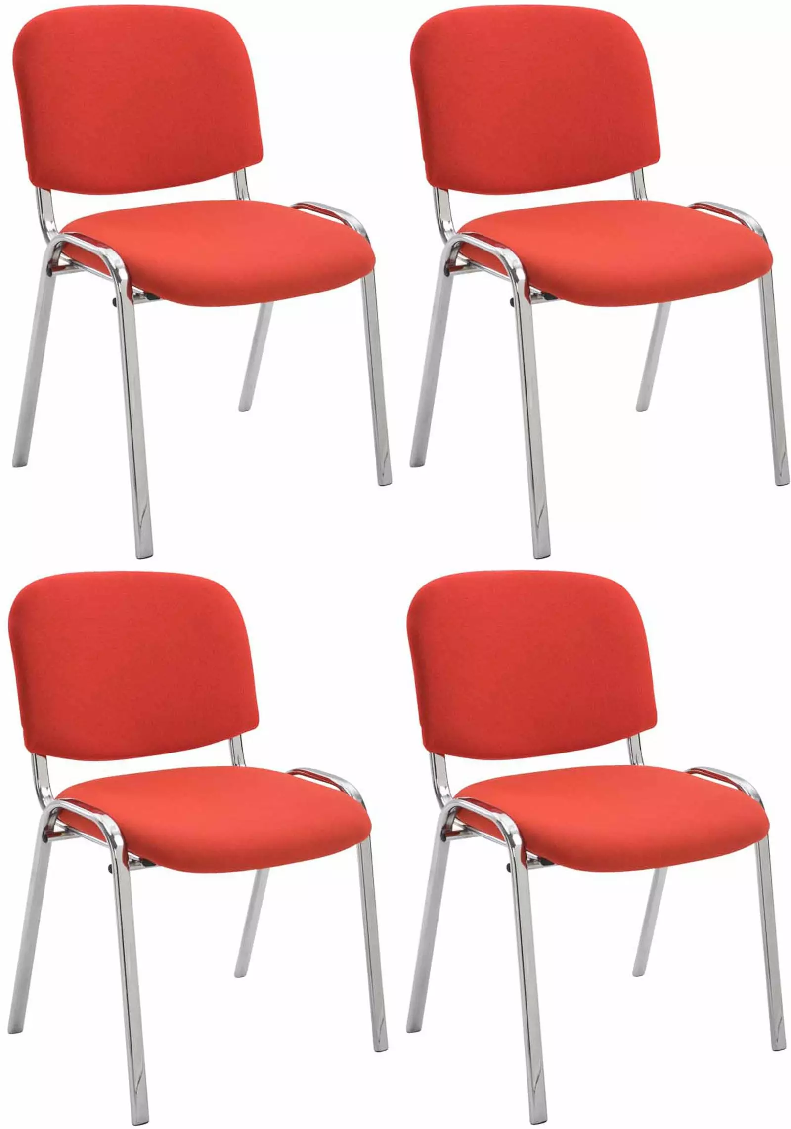 CLP 4er Set Stühle Ken C Stoff Grün 6 CLP 4er Set Stühle Ken C Stoff Grün – Bild 4