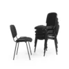 Null Konferenzstuhl, Stapelbar Gestell Schwarz Beschichtet - Taurotrade -Vidaxl Verkäufe 77395826 edcc 4eb2 b023 c0396c013b51 1