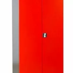 PROREGAL Stahlschrank Bee | HxBxT 195x92x42 Cm | Schwarz-Rot -Vidaxl Verkäufe 77c4014e 8ff9 4025 a241 ca73542c1d0f