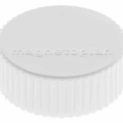 Null Magnet Discofix Magnum, 10 Stück Einfarbig Weiß