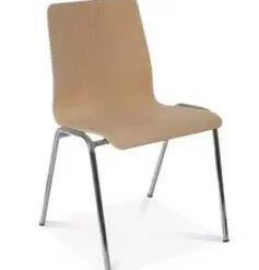 Null Holzschalenstuhl, 4-Fuß Rundrohr Verchromt, Sitzschale Buche, Rückenform Gerade, M. Reihenverbinder -Vidaxl Verkäufe 7a72b7d0 8405 495c 9beb 6fc9759af9c6 4