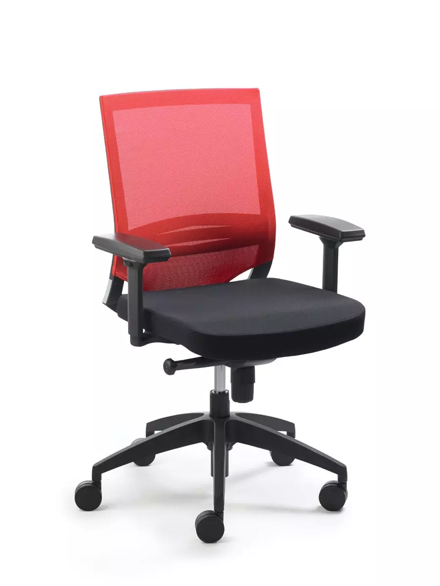 Mayer-sitzmobel Mayer Sitzmöbel, Drehstuhl 2475, Rot/Schwarz, 2475_03_AV 3 Mayer-sitzmobel Mayer Sitzmöbel, Drehstuhl 2475, Rot/Schwarz, 2475_03_AV