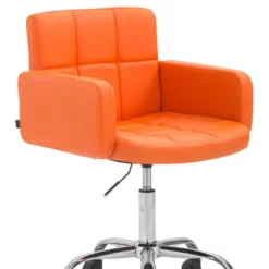 CLP Arbeitshocker Los Angeles Kunstleder Orange