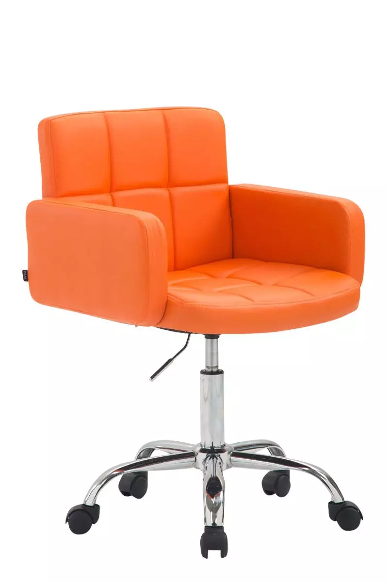 CLP Arbeitshocker Los Angeles Kunstleder Orange 3 CLP Arbeitshocker Los Angeles Kunstleder Orange