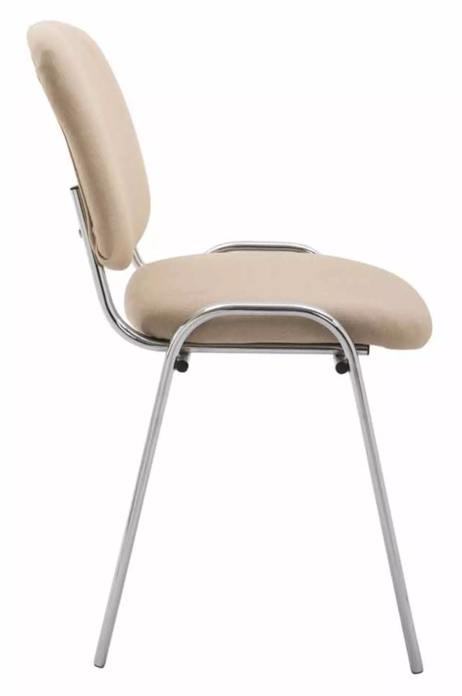 CLP 4er Set Stühle Ken C Stoff Creme 8 CLP 4er Set Stühle Ken C Stoff Creme – Bild 6