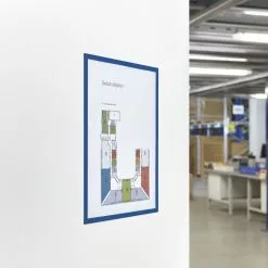 Null Magnetofix-Magnetrahmen, 5 Stück Blau